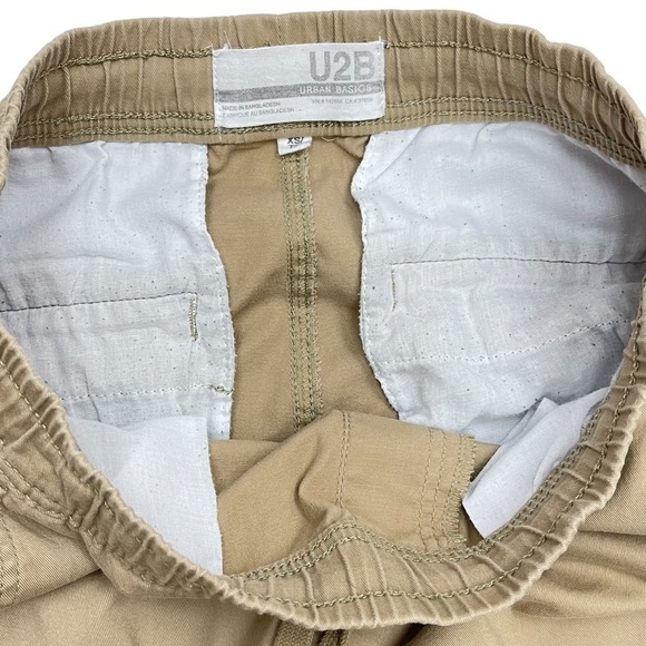 URBAN Basics Jogger cotton Pants size XS tan colour - Picture 5 of 9